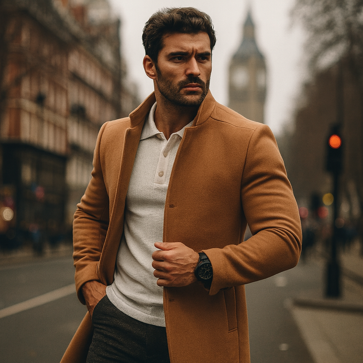 Elias | Stilvoller Herren Frühjahrs Casual Mantel