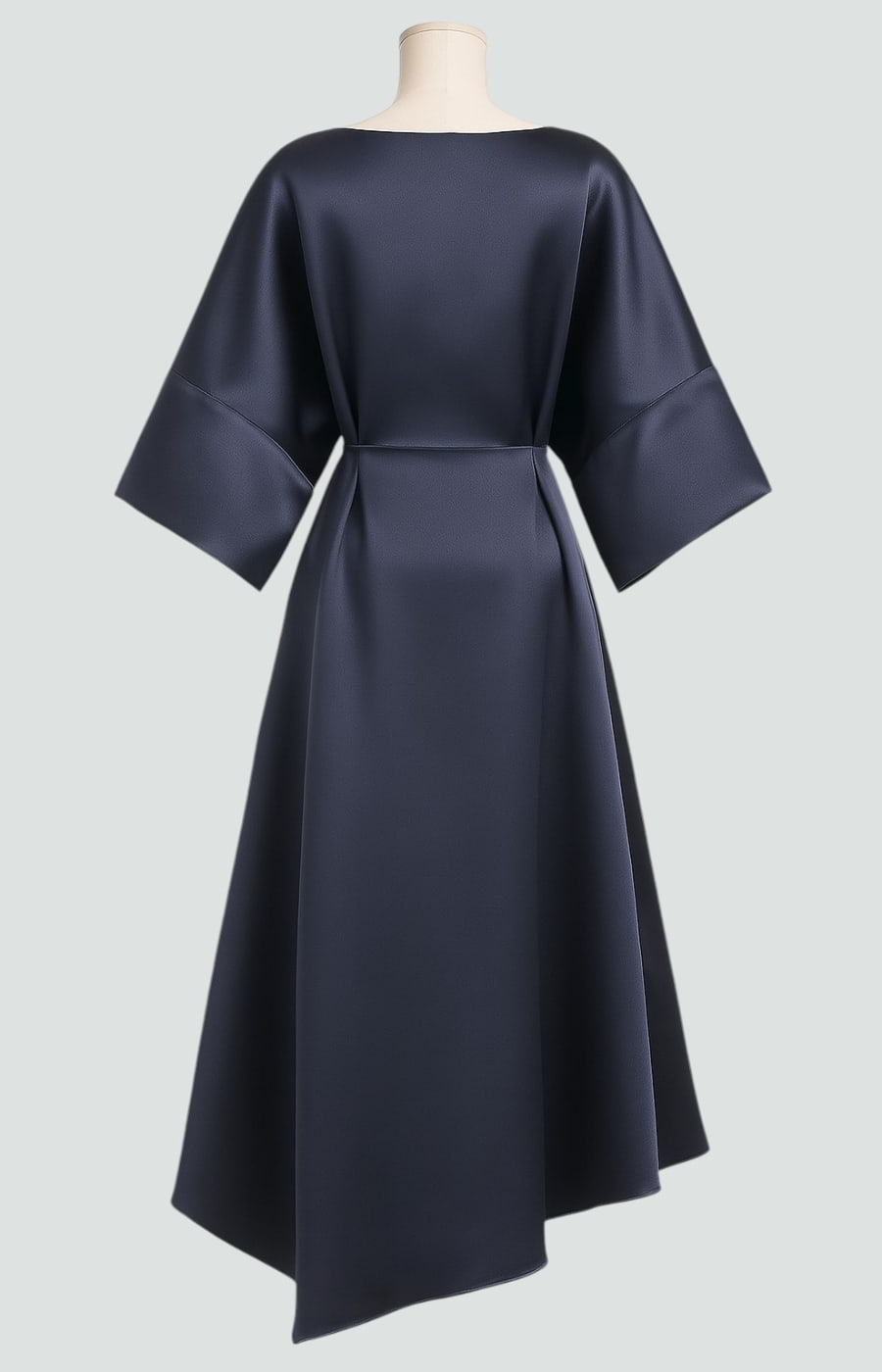 Martina | Damen Elegantes Drapiertes Maxi Kleid Mit Brosche