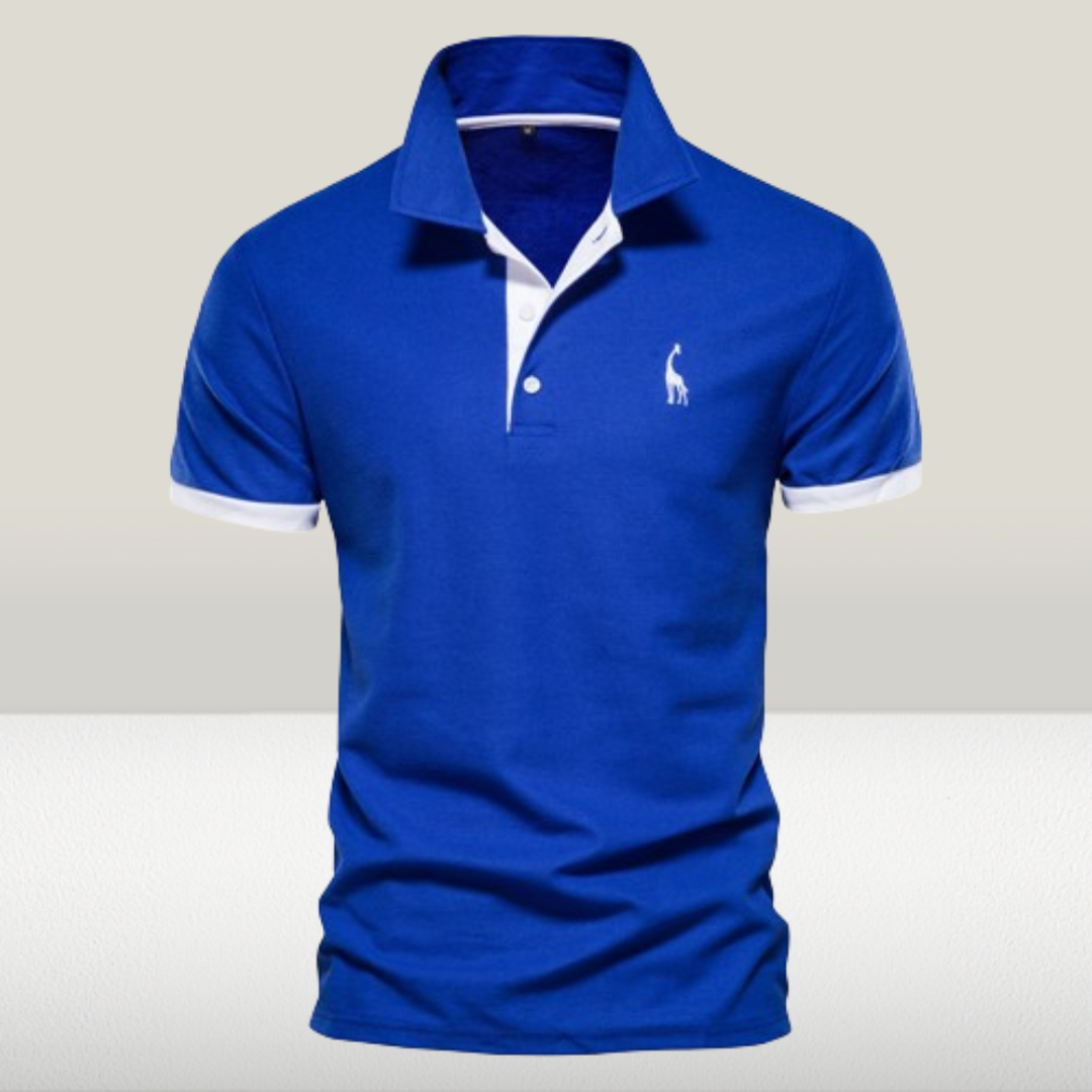 Sven | Herren Kontrastbesatz Kurzarm Polo-Shirt