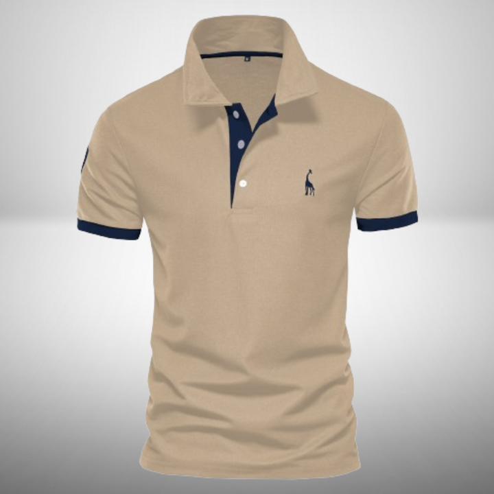 Sven | Herren Kontrastbesatz Kurzarm Polo-Shirt