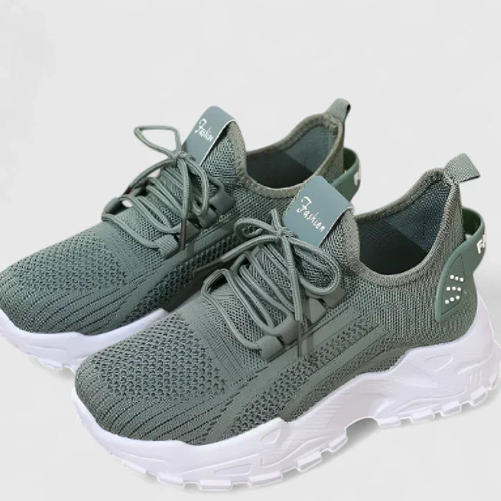 Sandra | Damen Lässig Schicke Bequeme Schnürsneaker