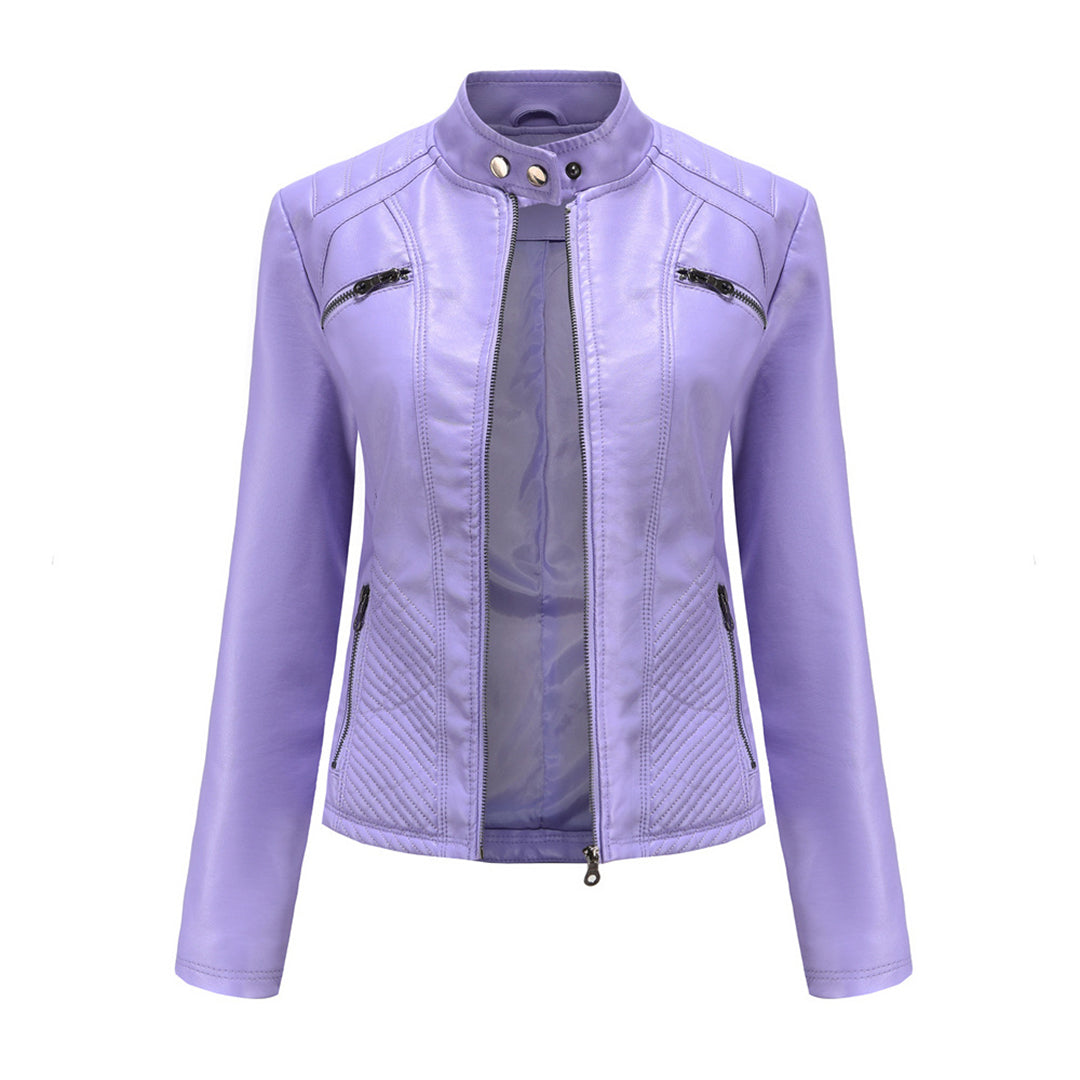 Sabine | Damen Modische Jacke mit Gesteppter Schulterpartie