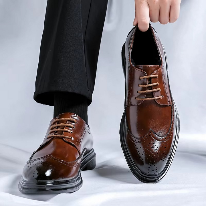 Erik | Herren Klassische Flügelspitzen-Schuhe für Arbeit und formelle Anlässe