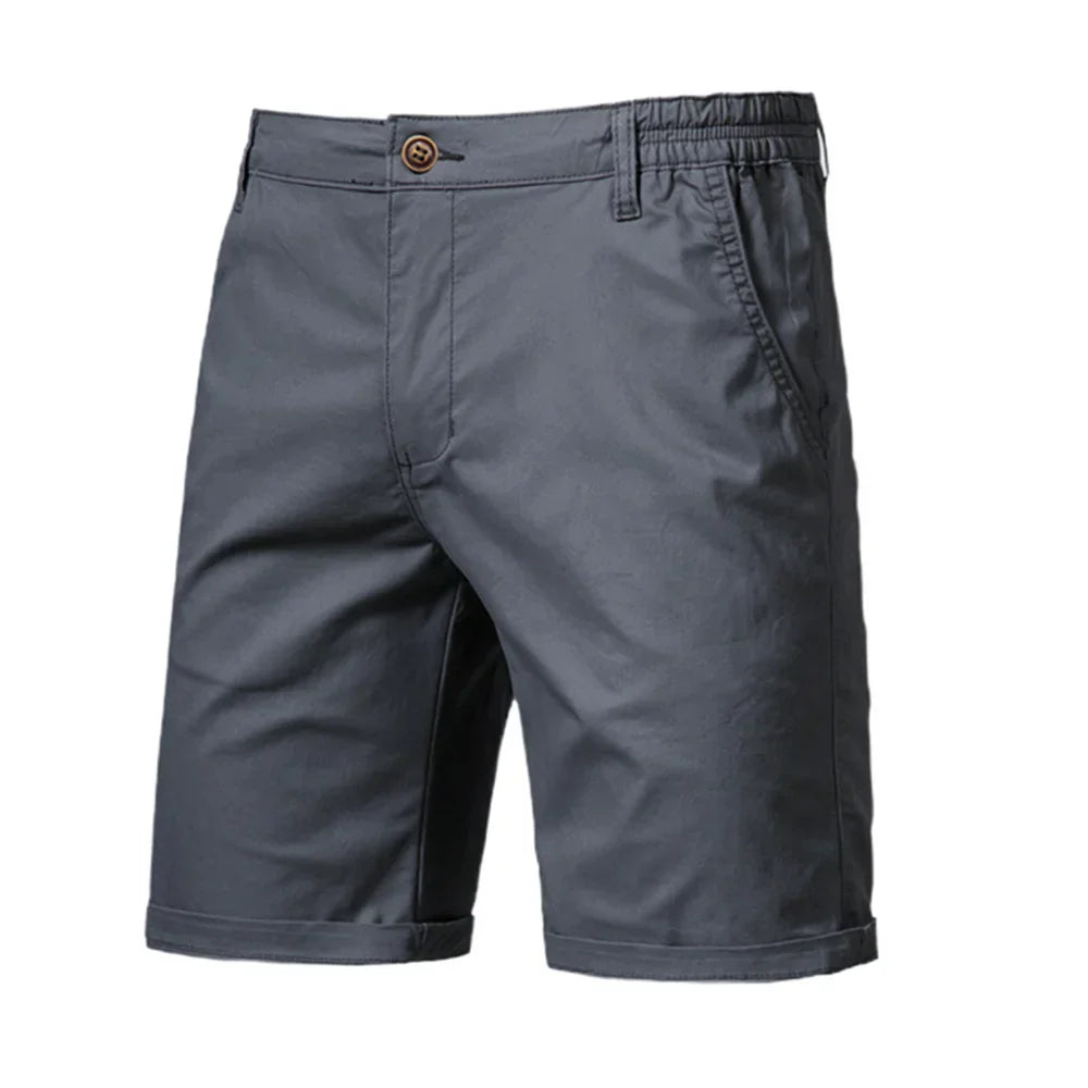 Emil | Herren Freizeit Chino-Shorts mit Knopfleiste