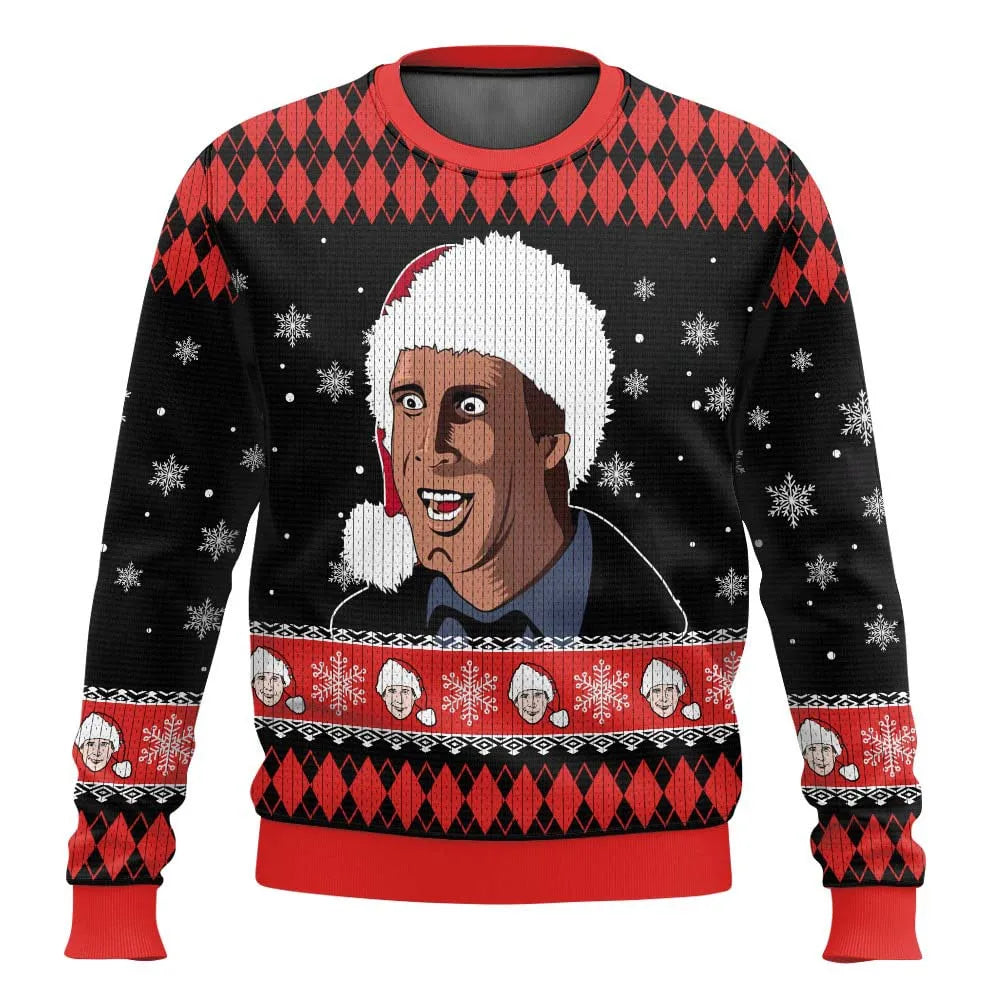 Lukas | Herren Lustiger Ski-Themen-Weihnachtspullover