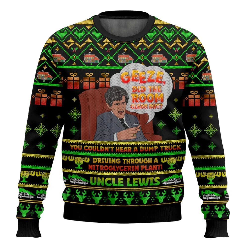 Lukas | Herren Lustiger Ski-Themen-Weihnachtspullover
