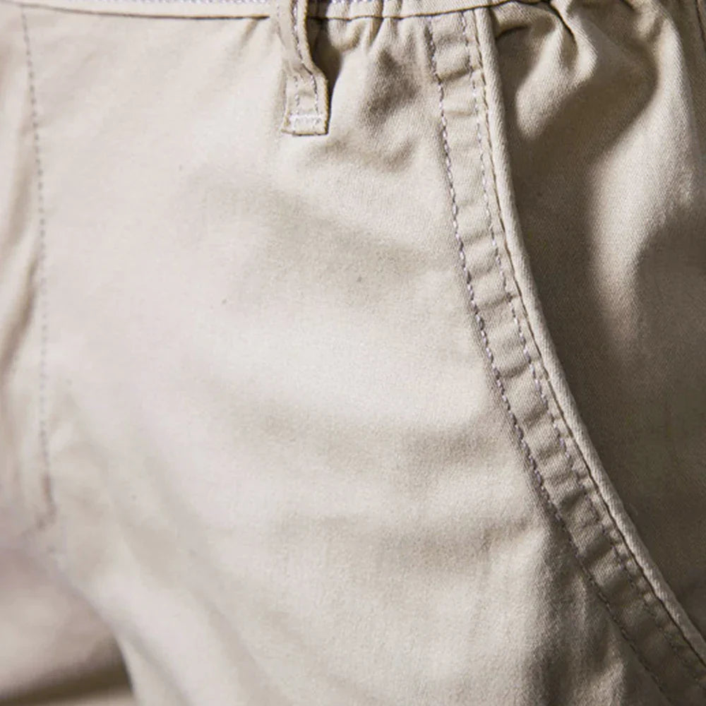 Emil | Herren Freizeit Chino-Shorts mit Knopfleiste