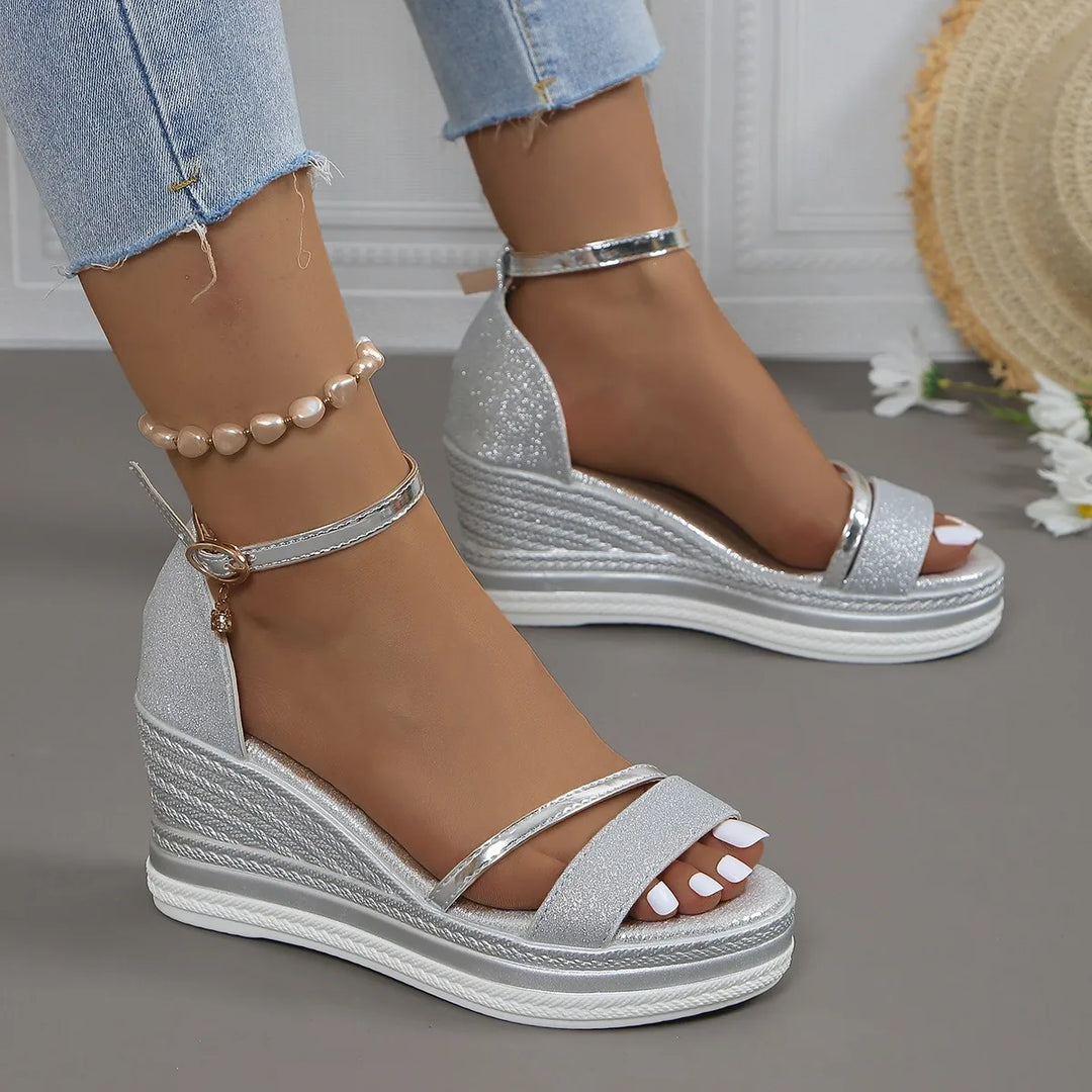 Irina Orthopedic Style Wedge Sandals