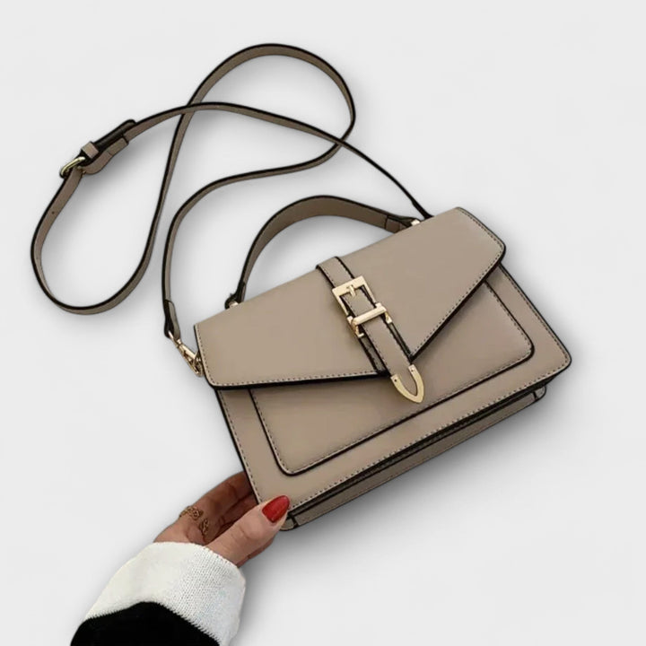 Martina | Damen klassische elegante strukturierte Schultertasche