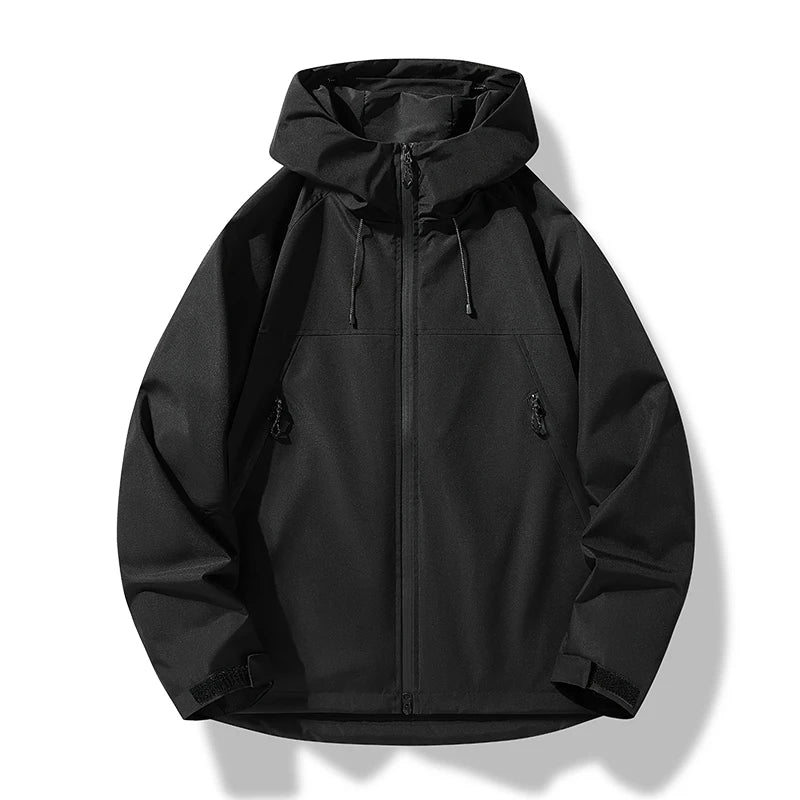 Heinrich Shell Jacket Hood and Zip Pocket Detail