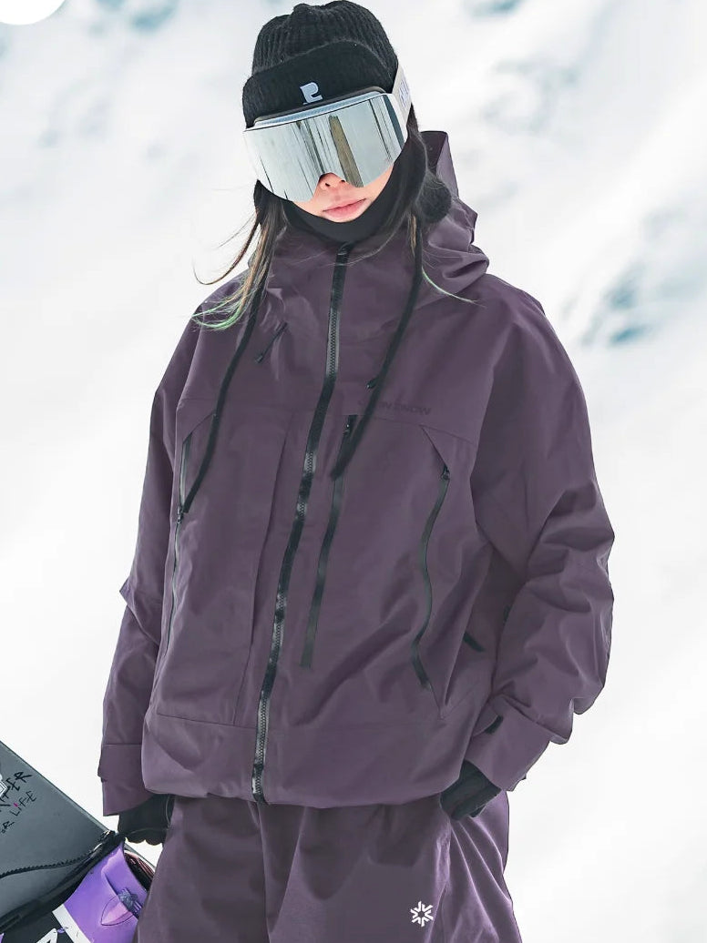 Felicia waterproof hooded ski jacket