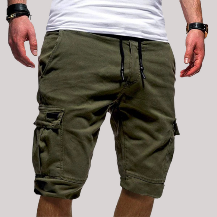 Anton | Herren Cargo Shorts mit Kordelzug und Taschen