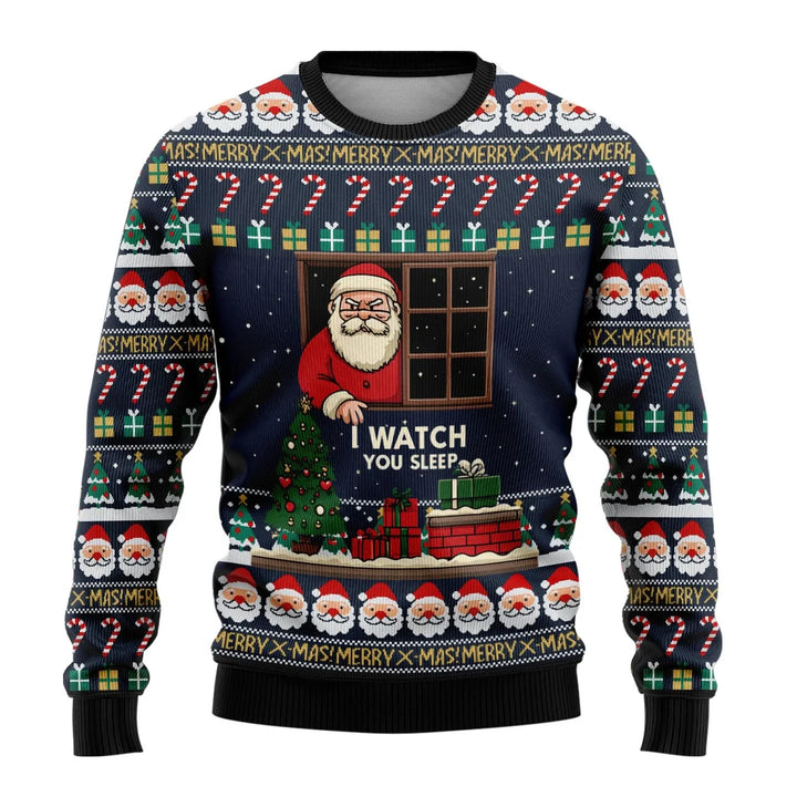 Benjamin | Herren Weihnachtspullover mit Schneemann-Print