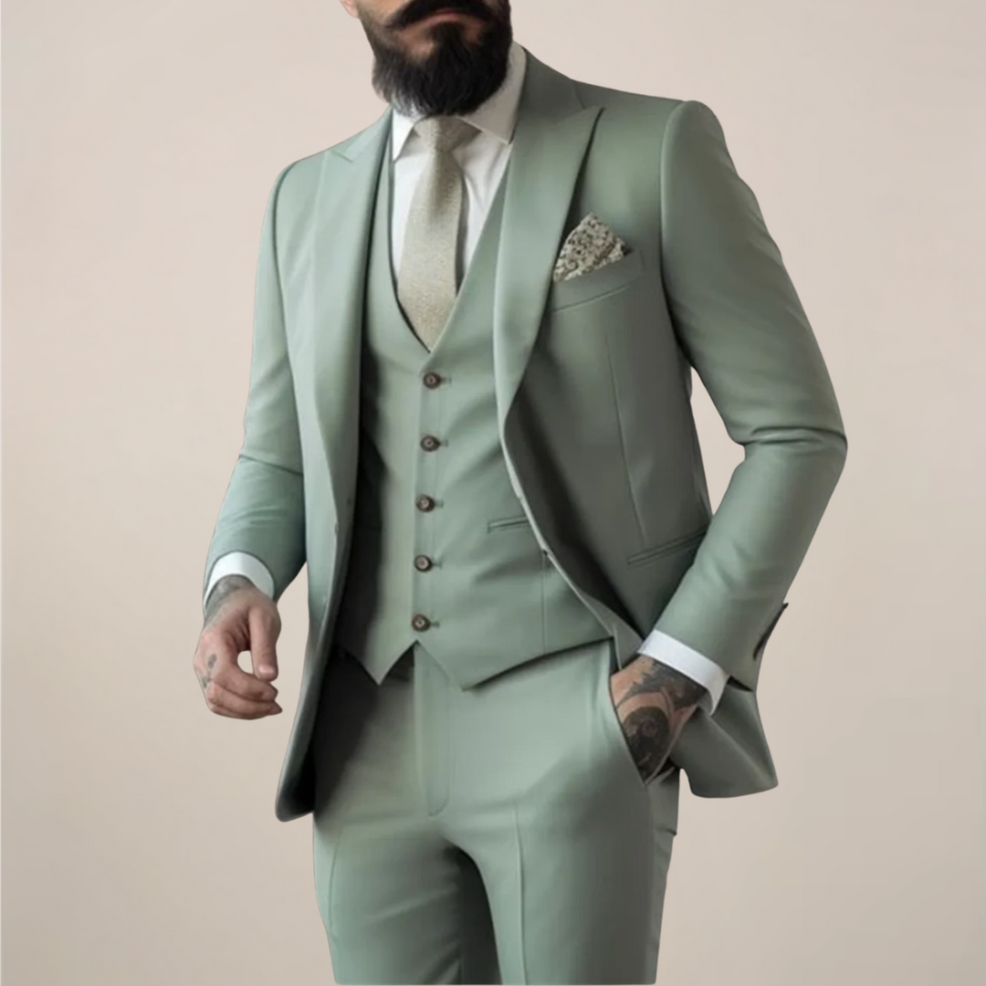 Florian | Herren Frühlings Dreiteiliger Anzug Set