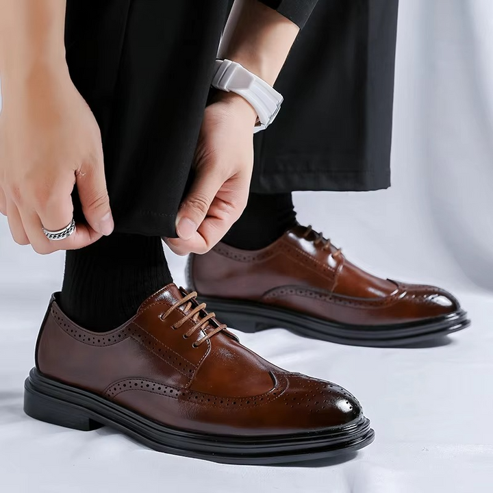 Erik | Herren Klassische Flügelspitzen-Schuhe für Arbeit und formelle Anlässe