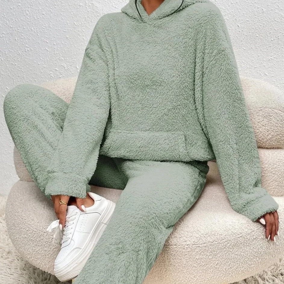 Daniela | Damen Gemütliches Zweiteiliges Pullover-Set