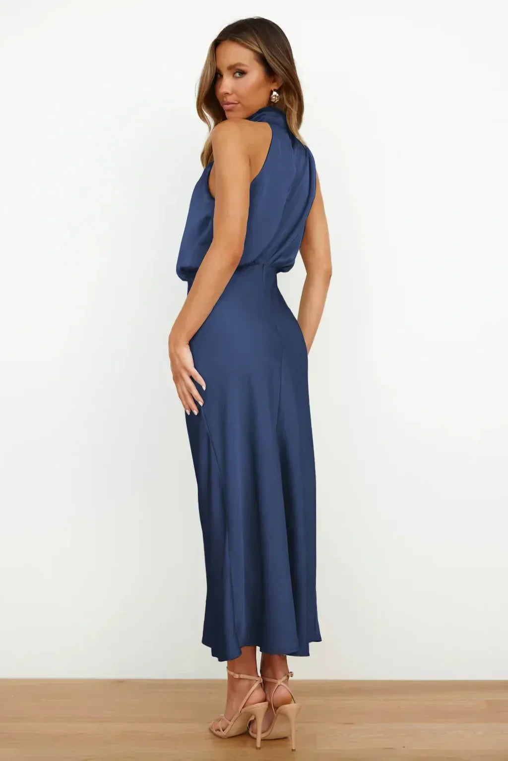 Doris | Damen Schickes Neckholder Abendkleid