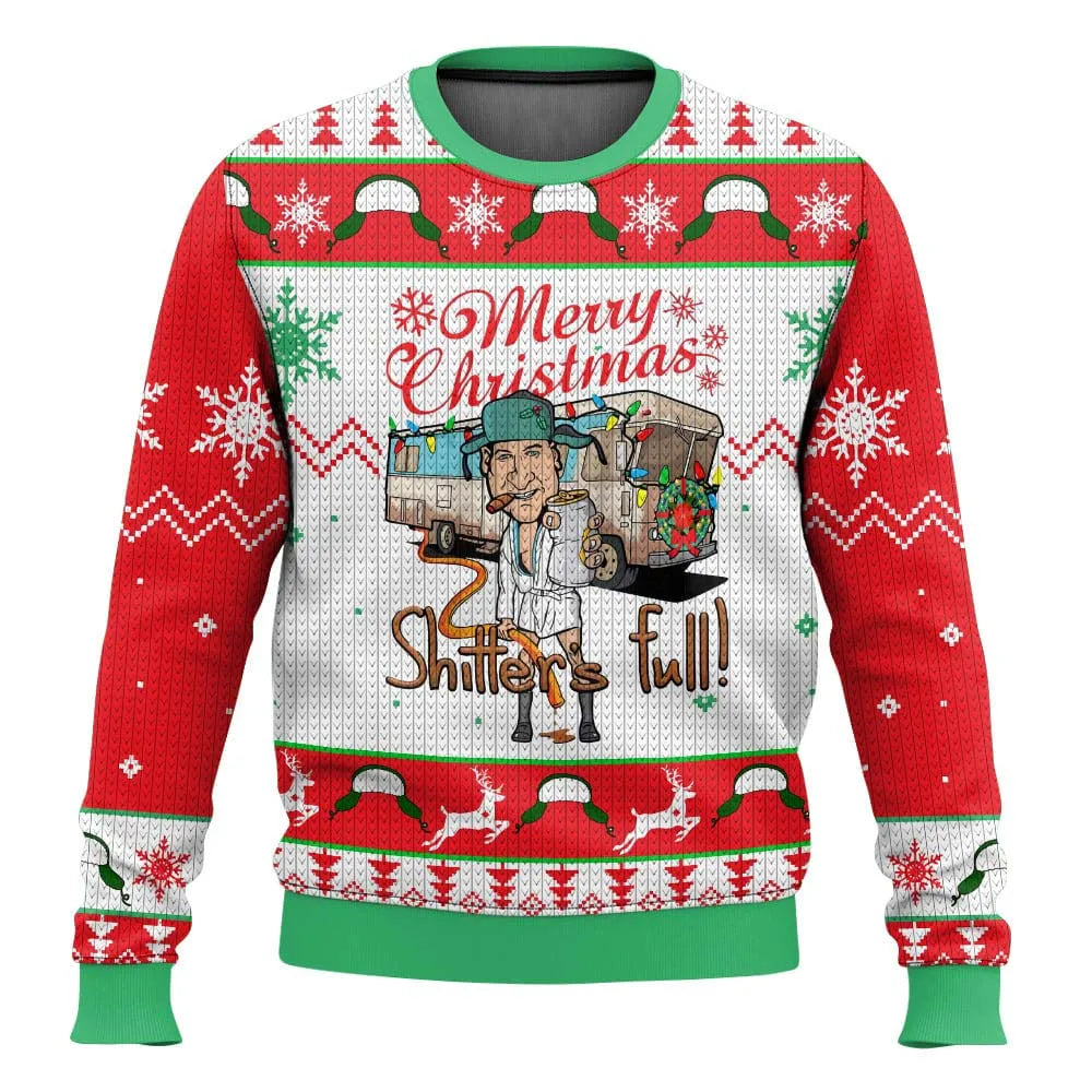 Lukas | Herren Lustiger Ski-Themen-Weihnachtspullover