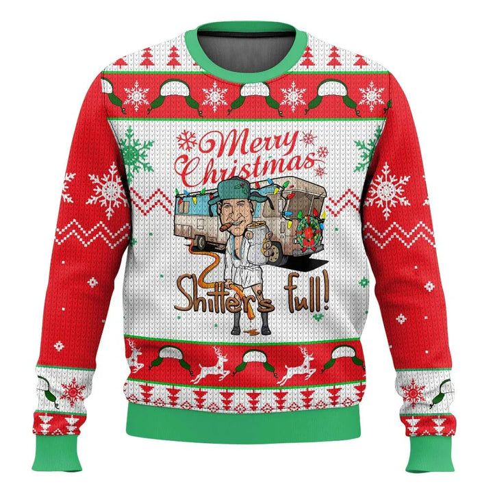 Lukas | Herren Lustiger Ski-Themen-Weihnachtspullover