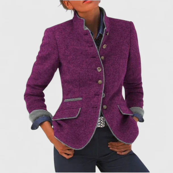 Alina | Damen Formeller Cardigan mit Knopfleiste