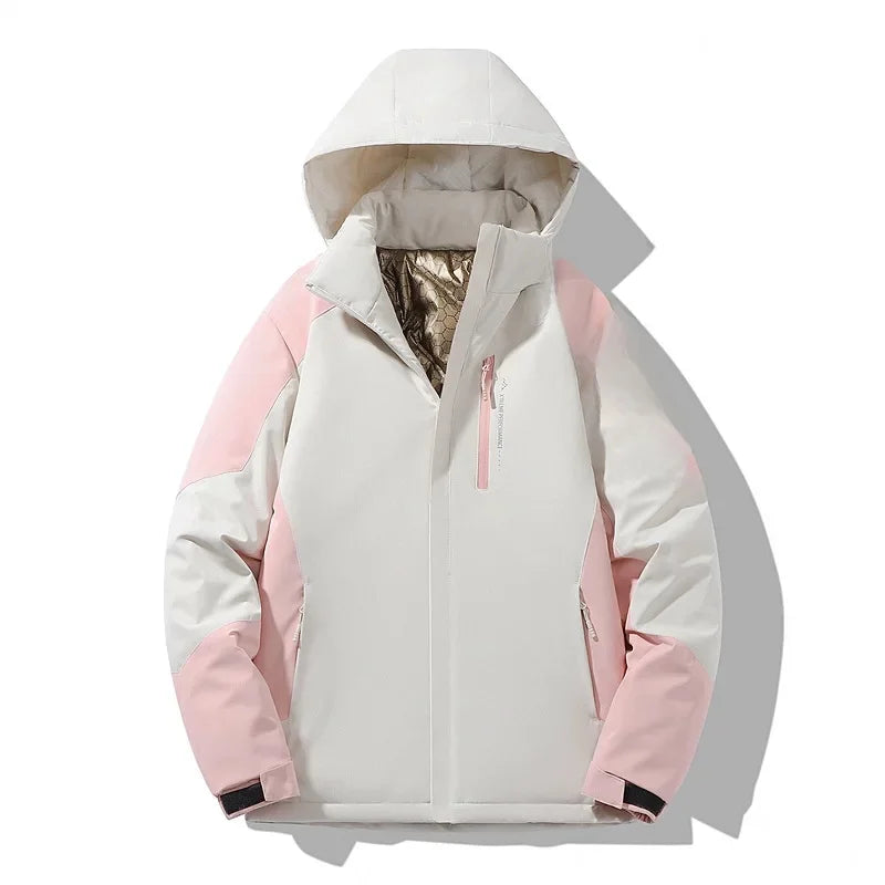 Franziska | Damen Skijacke mit Colorblock-Design und Langarm
