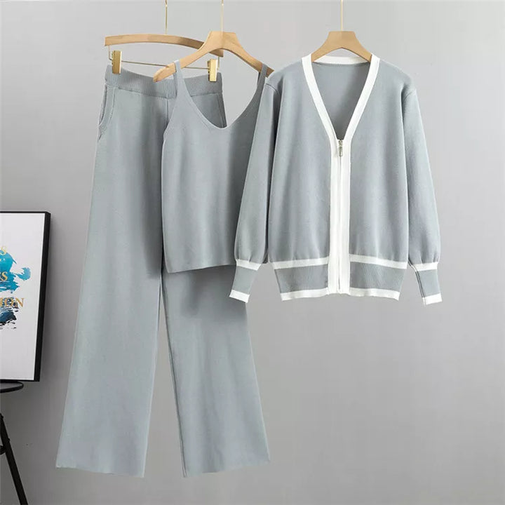 Alina | Damen Loungewear-Hosen-Set mit weicher Textur