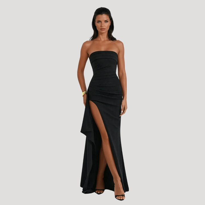 Natalie | Damen Trägerloses Maxi Kleid für Hochzeitsgäste