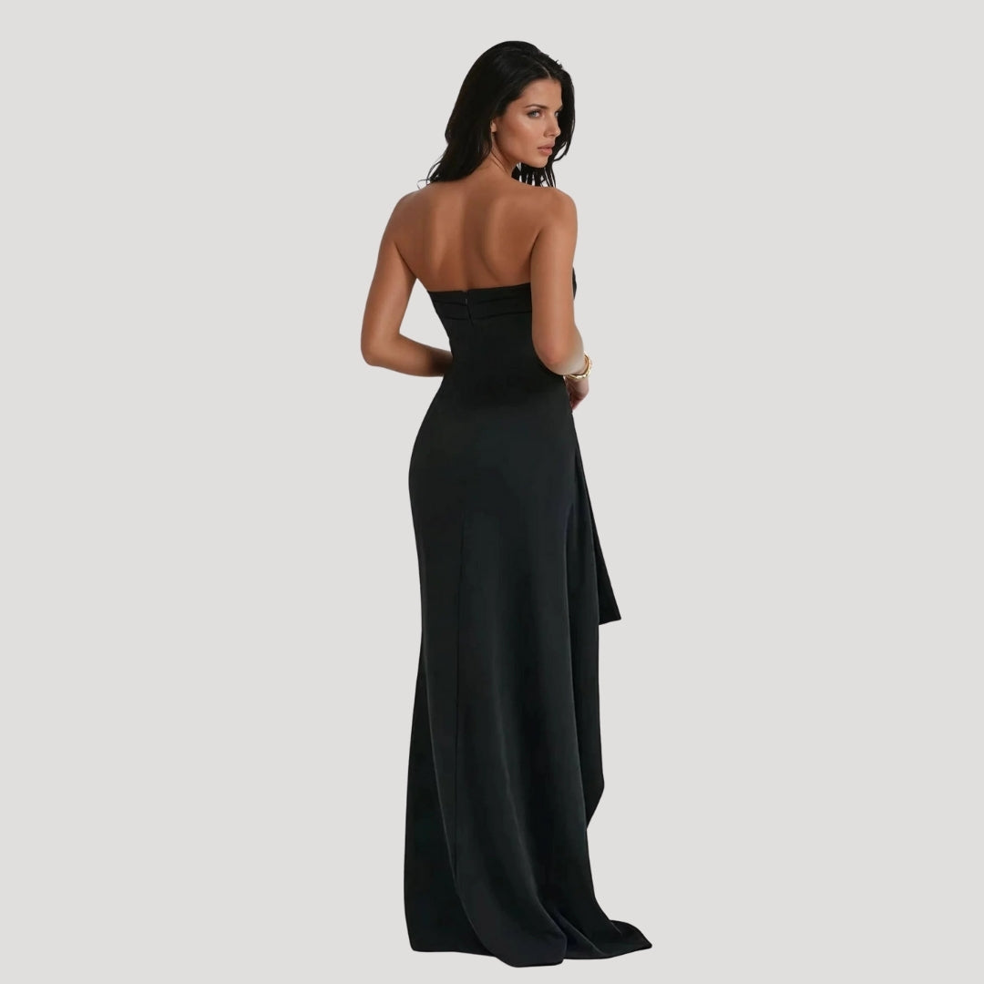 Natalie | Damen Trägerloses Maxi Kleid für Hochzeitsgäste