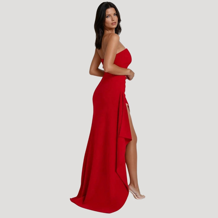 Natalie | Damen Trägerloses Maxi Kleid für Hochzeitsgäste