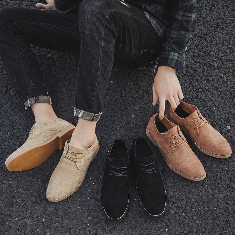 Martin | Herren Frühling Minimalistische Schnür-Derby-Schuhe