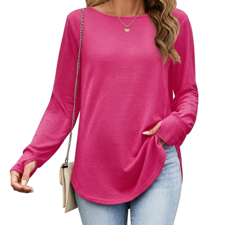 Leonie | Damen Tunika mit buntem Mandala-Druck und 3/4-Ärmeln