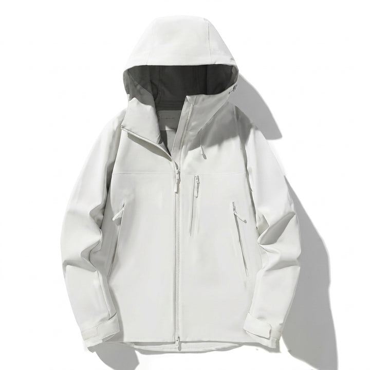 Greta | Winterjacke Damen Gefütterte Kapuzenjacke mit Reißverschlusstaschen