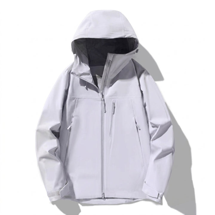 Greta | Winterjacke Damen Gefütterte Kapuzenjacke mit Reißverschlusstaschen