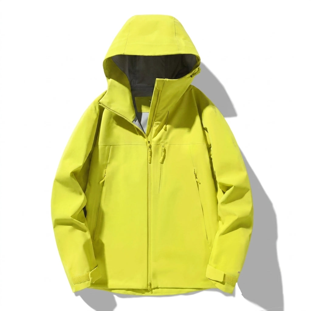Greta | Winterjacke Damen Gefütterte Kapuzenjacke mit Reißverschlusstaschen