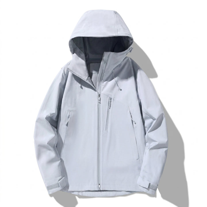 Greta | Winterjacke Damen Gefütterte Kapuzenjacke mit Reißverschlusstaschen