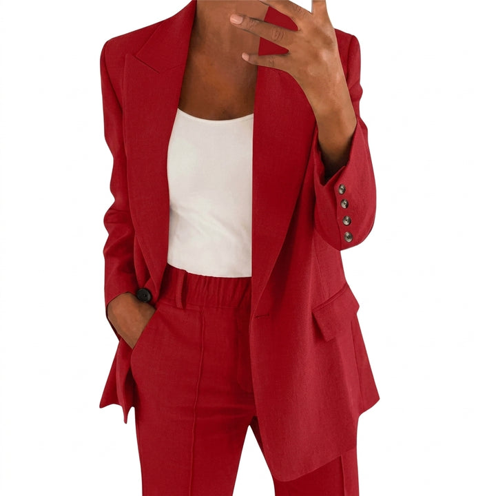 Amelie | Damen Tailliertes Business Anzug Set