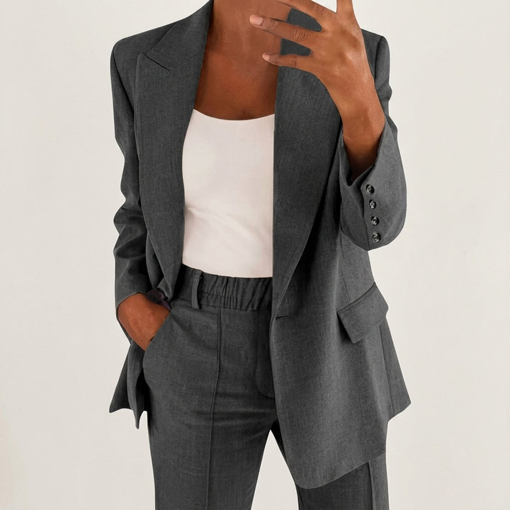 Amelie | Damen Tailliertes Business Anzug Set