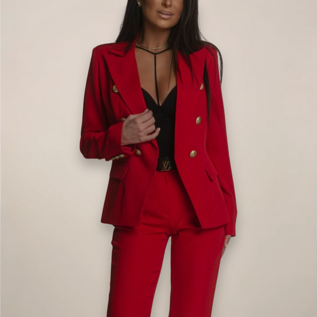 Petra | Damen Zweiteiliger Maßgeschneiderter Blazer-Anzug