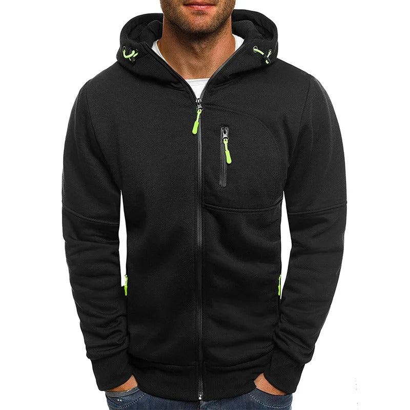 Alexander | Herren Freizeitjacke mit Kapuze und Taschen