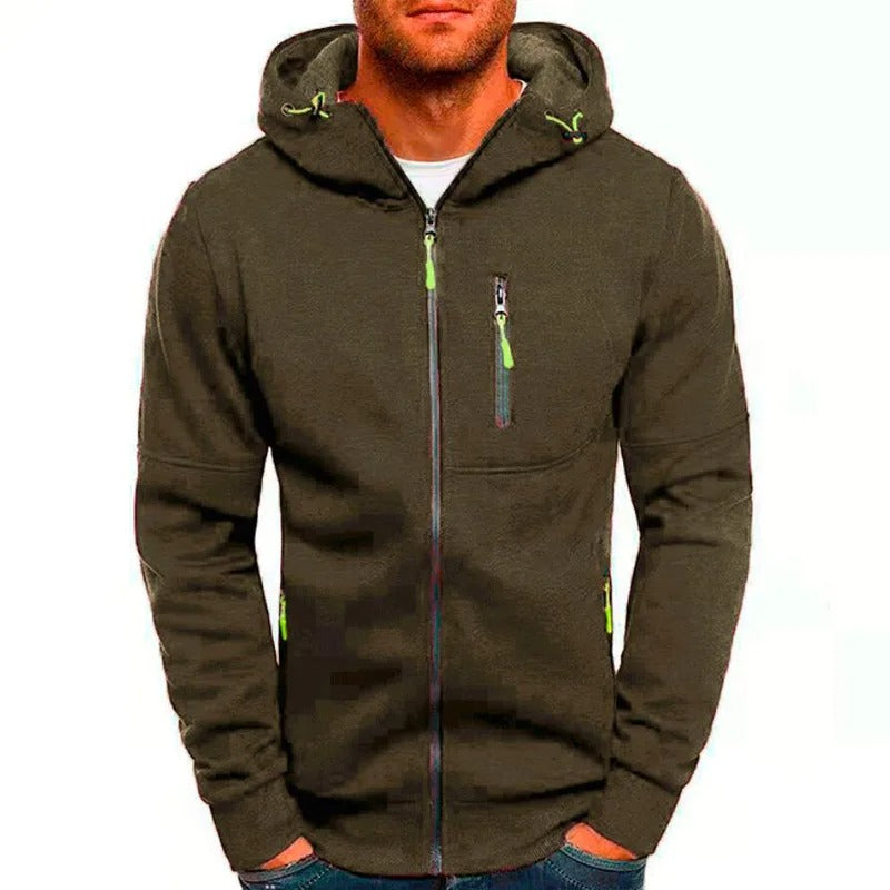 Alexander | Herren Freizeitjacke mit Kapuze und Taschen