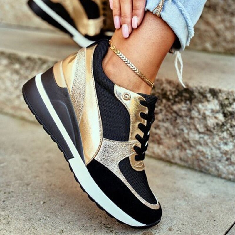 Laura | Damen Bequeme High-Top Sportsneaker
