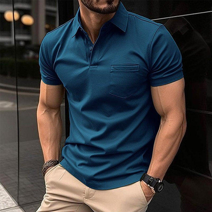 Richard | Herren Moderne Passform Taschen Polo-Shirt