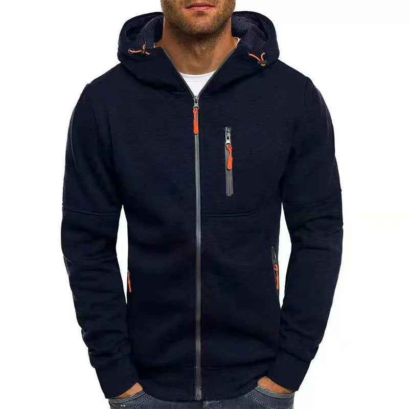 Alexander | Herren Freizeitjacke mit Kapuze und Taschen