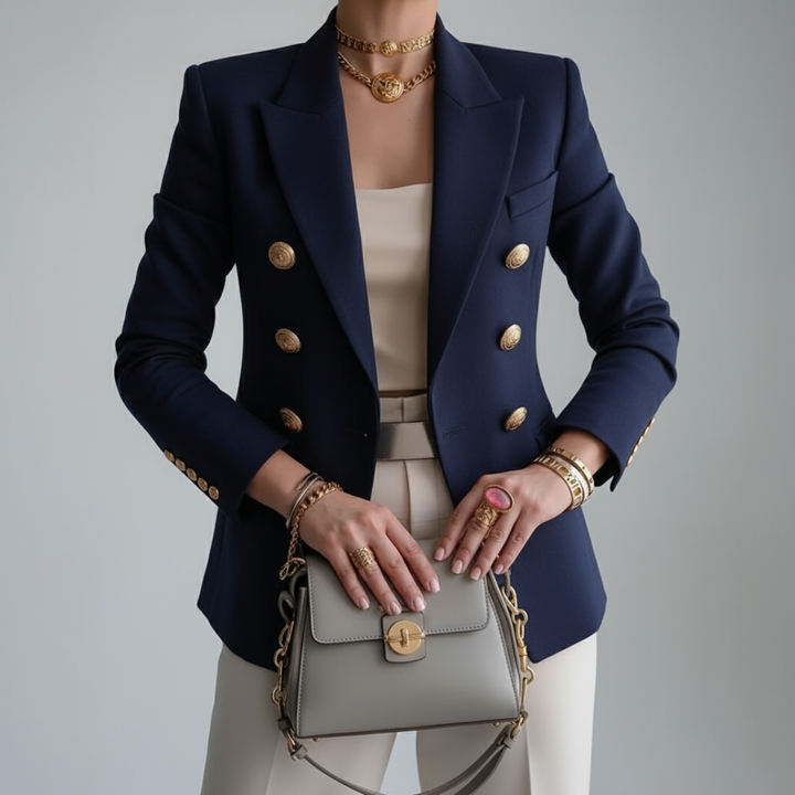 Susanne | Damen Maßgeschneiderter Blazer mit Modernem Casual-Eleganz-Stil