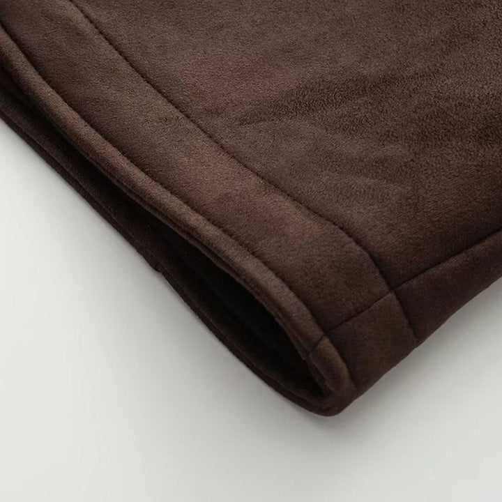 Damen Übergangsjacke Kurzmantel mit Bindegürtel Reverskragen