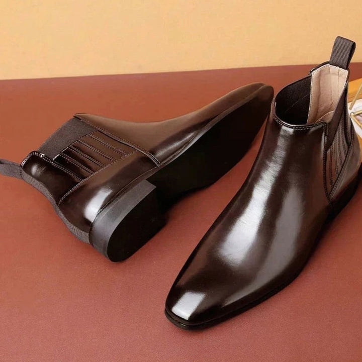 Damen Chelsea Stiefeletten mit spitzer Zehenpartie Slip-on