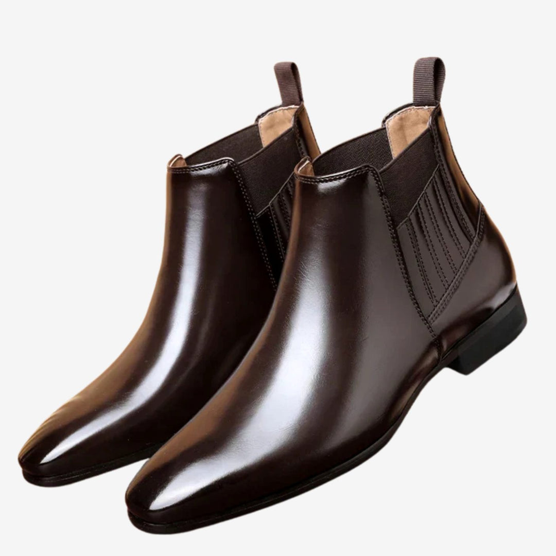 Damen Chelsea Stiefeletten mit spitzer Zehenpartie Slip-on