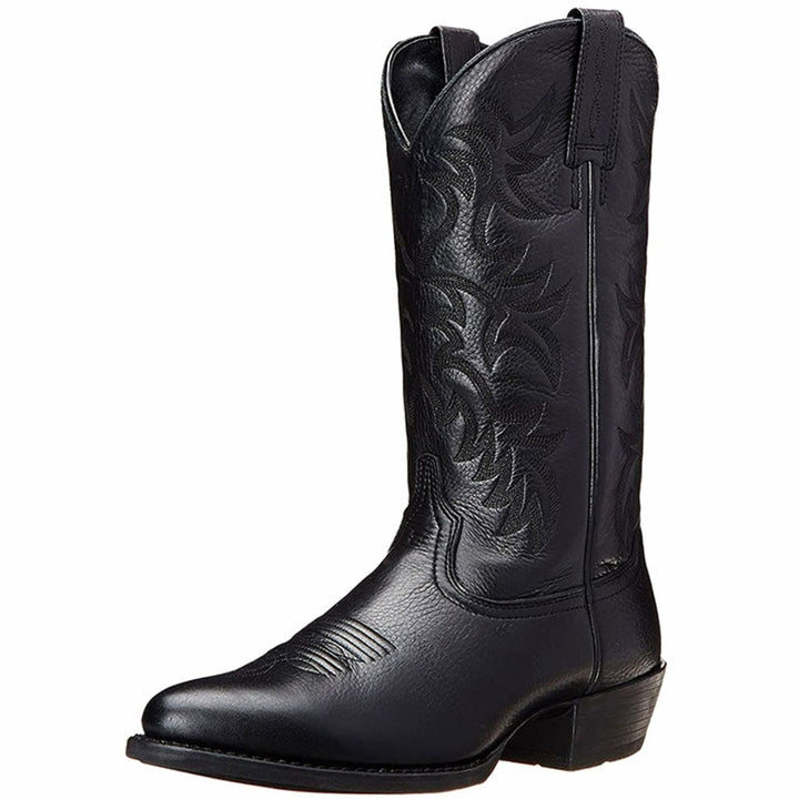 Damen Cowboyboots klassische Stiefel mit Western-Stickerei