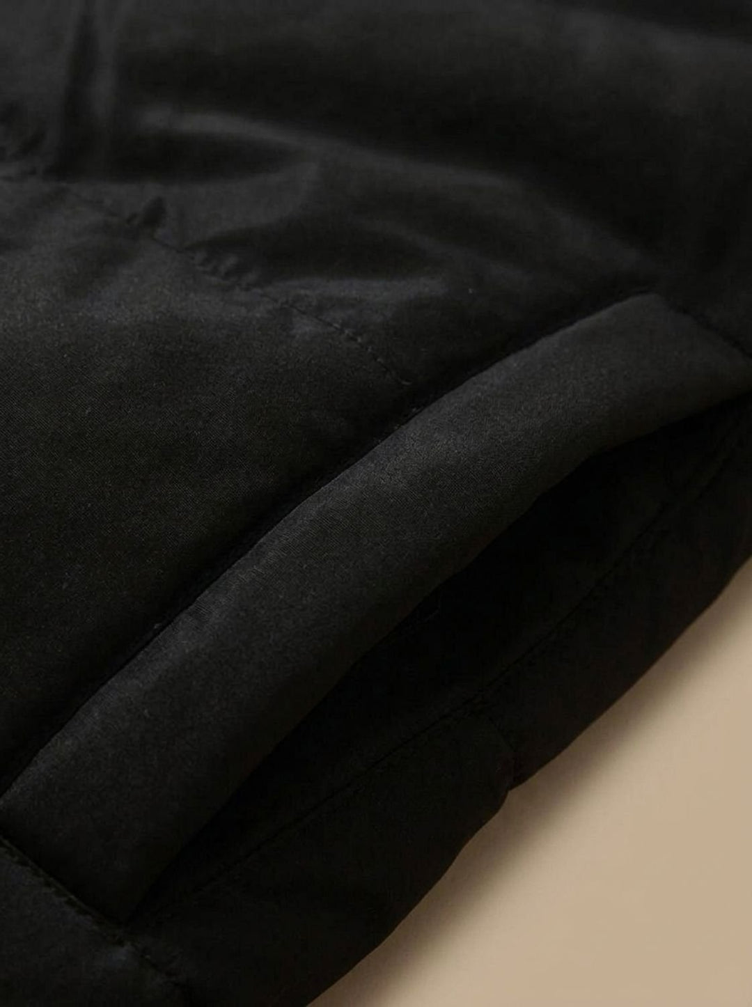 Damen Daunenjacke mit Kapuze Sherpa-Fleece-Futter Winterjacke