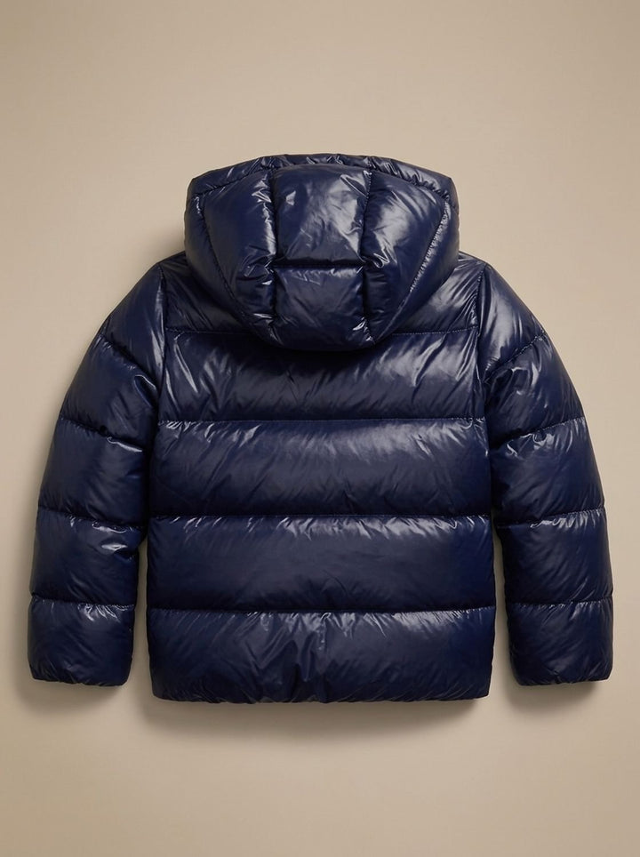 Damen Daunenjacke Taillierte Kapuzen-Pufferjacke Winterjacke